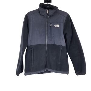 The North Face Women’s Black Polartec Denali Full Zip Fleece Jacket Size Medium